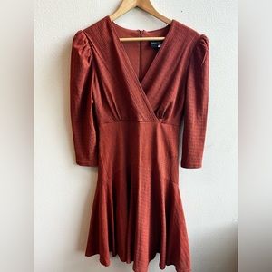 Maison Tara burnt orange dress